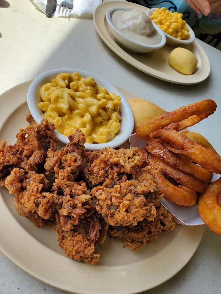 Fried Okra Green Beans Pickled Beets Mac & Cheese